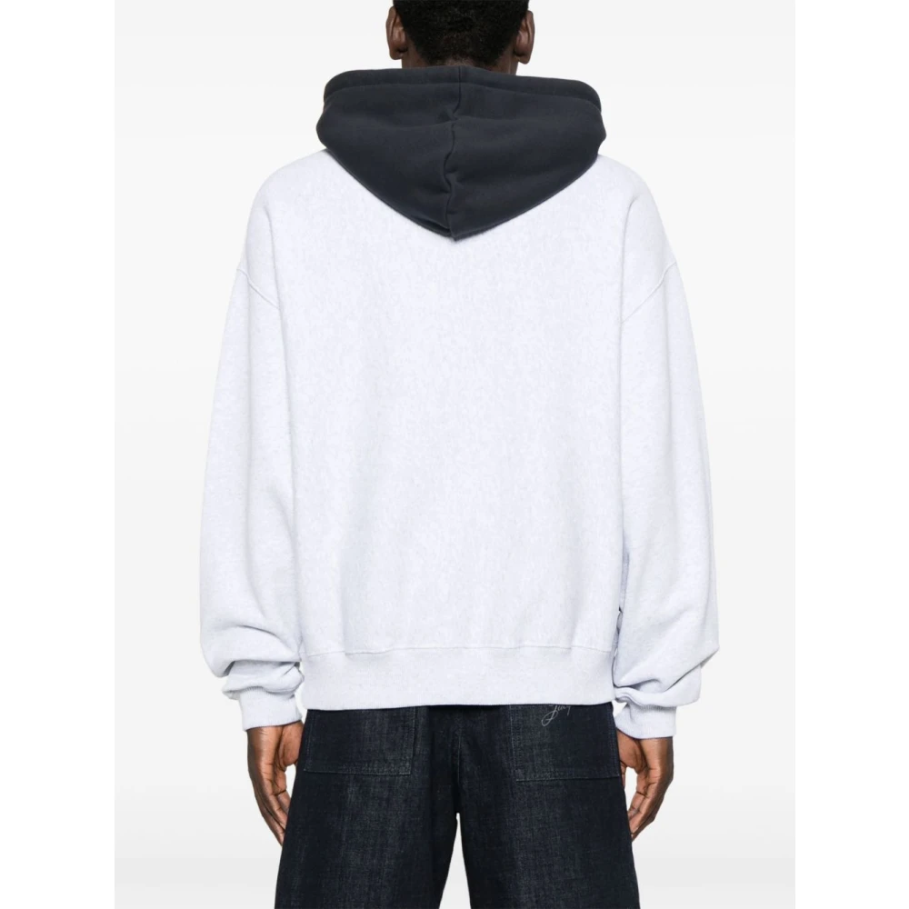 Jacquemus Grijze Sweater Verhoog Garderobe Casual Gelegenheid White Heren