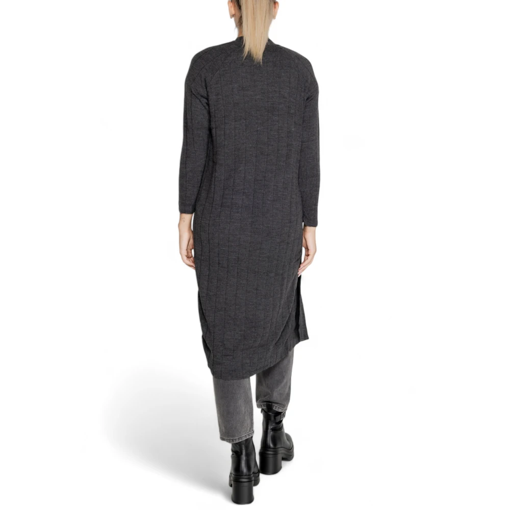 Only Herfst Winter Cardigan voor Vrouwen Gray Dames
