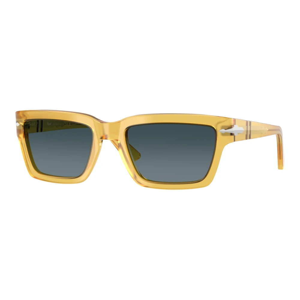Persol Men's Yellow Sunglasses, 55 Mm, Stylish Sunglasses With Colorful Lenses