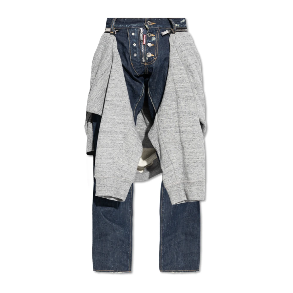 Dsquared2 Broek met strikken Blue Heren