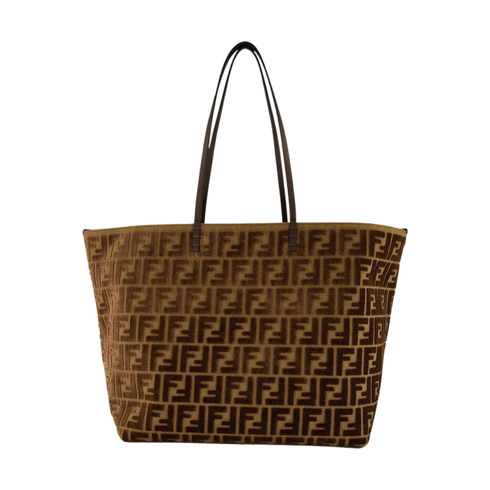 Fendi Women's Brown Roll Large - Shopping Bags - One Size - Bags