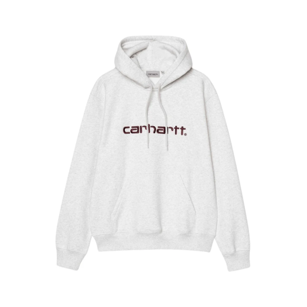 Carhartt Wip Men's Gray Hooded Sweatshirt - Hoodies - L - Sweatshirts & Hoodies