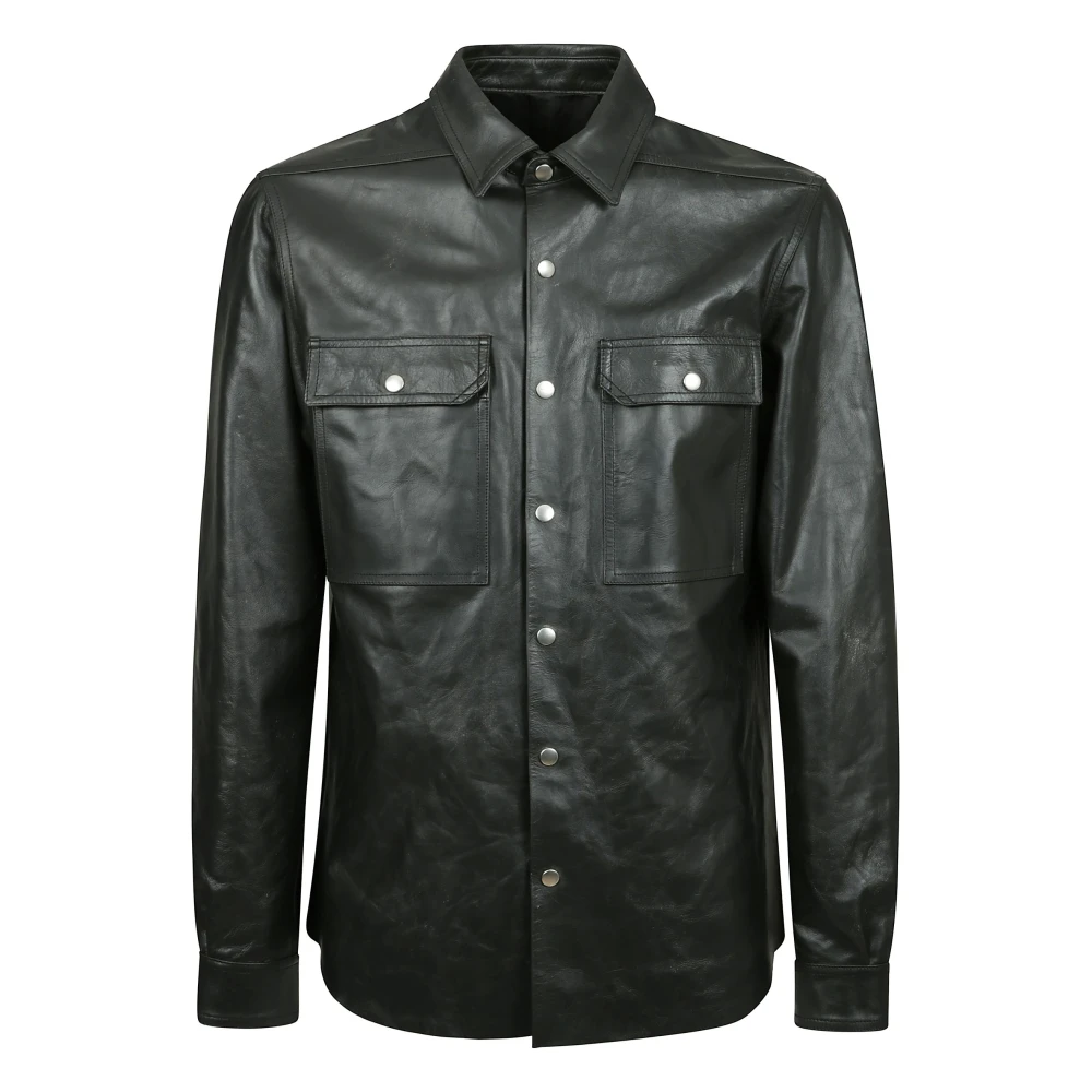 Jackets > Leather Jackets - - Rick Owens - Modalova