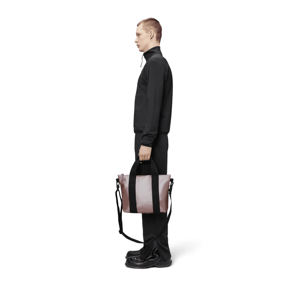 Rains Stijlvolle Tas voor Dagelijks Gebruik Pink Unisex