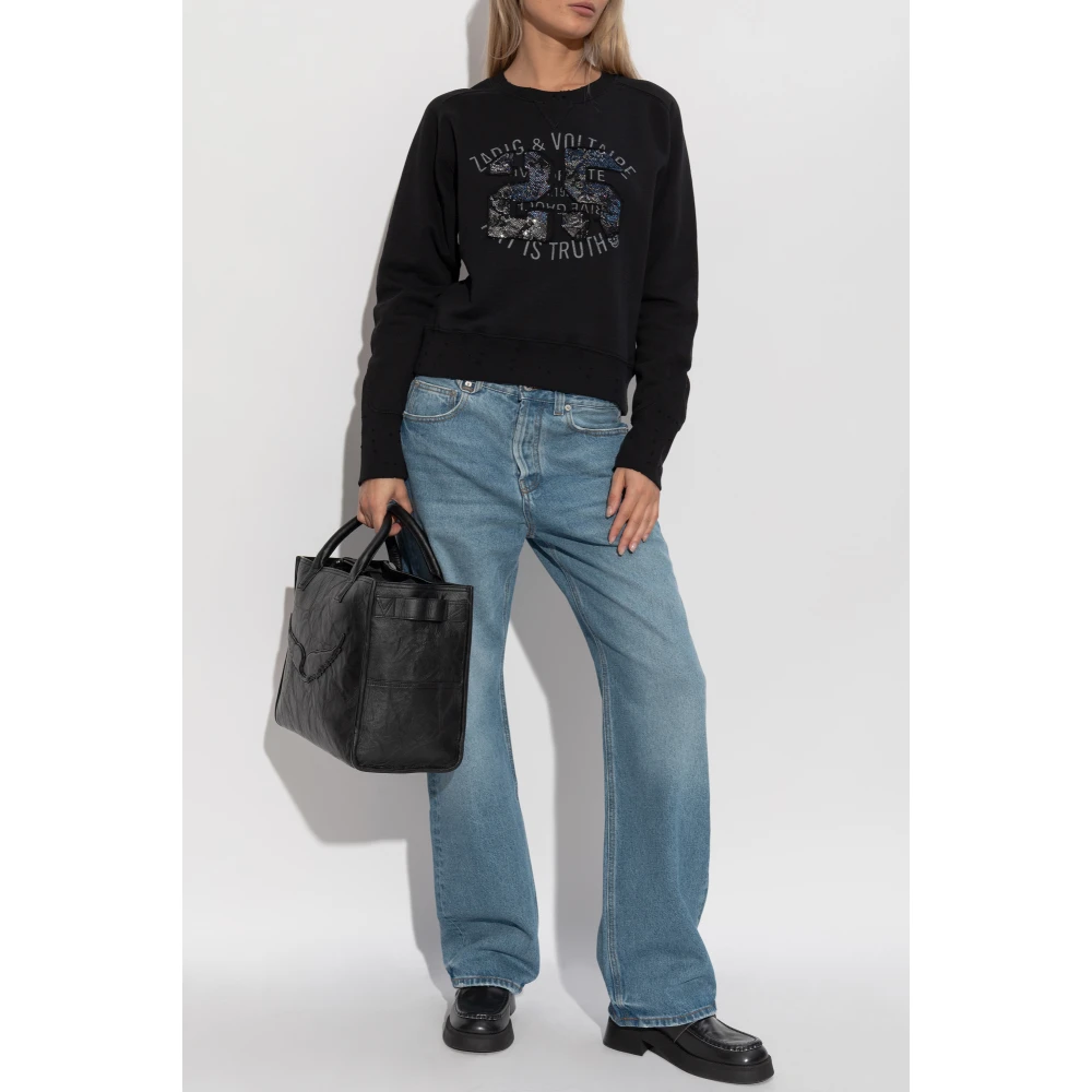 Zadig & Voltaire Sweatshirt Arvene Black Dames