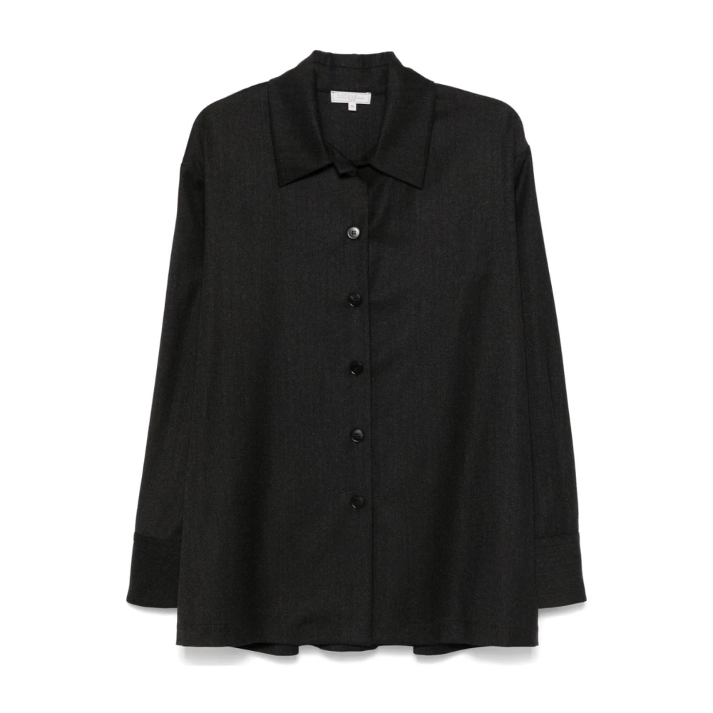 Antonelli Firenze Klassieke Grijze Jas Geborstelde Afwerking Gray Dames
