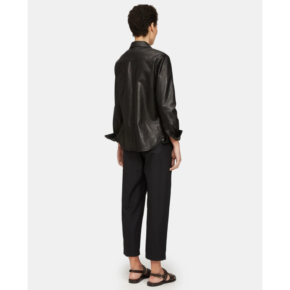 Aspesi Cropped broek Black Dames
