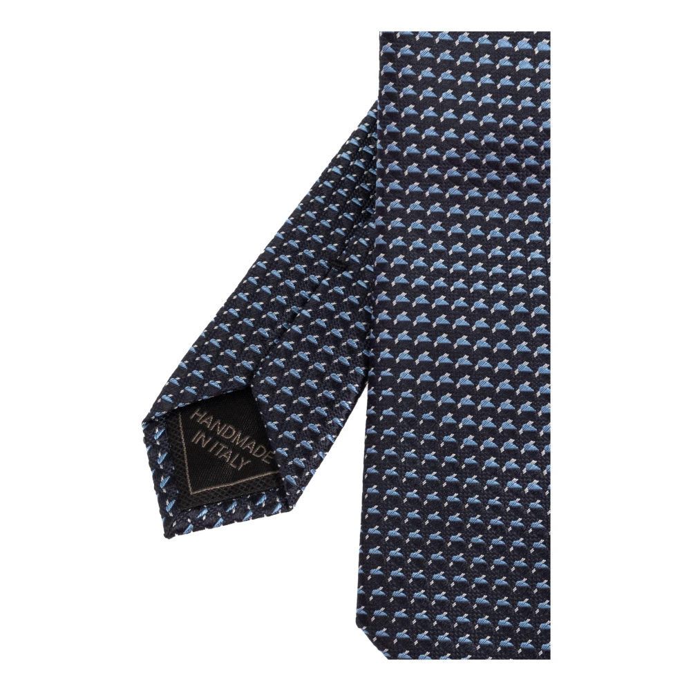 Brioni Zijden stropdas Blue Heren