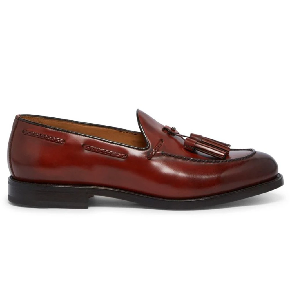Fabi Men's Brown Martin Model Moccasins - Loafers - 8 1/2 Uk - Shoes