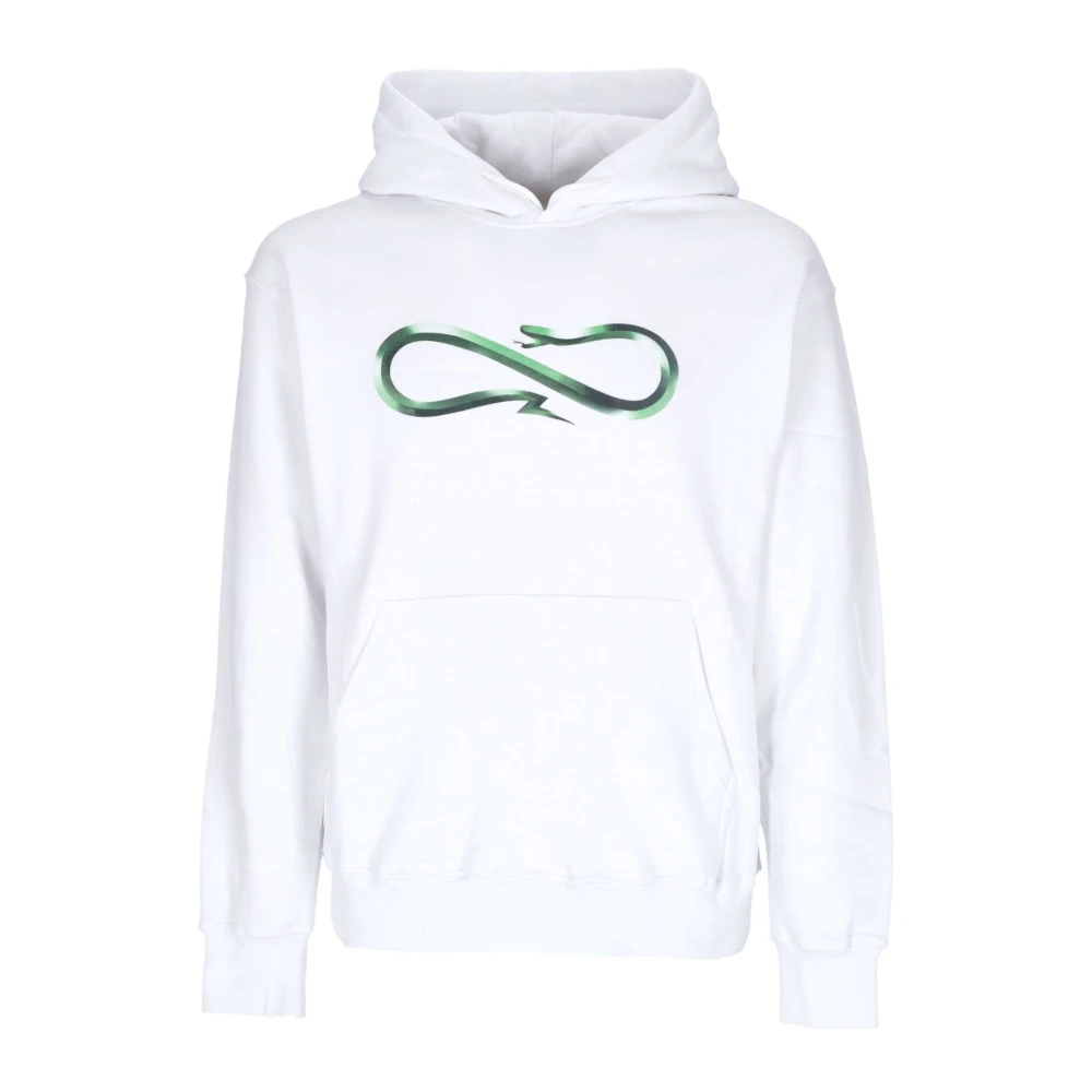 Propaganda Logo Steel White Hoodie Lange Mouw White Heren
