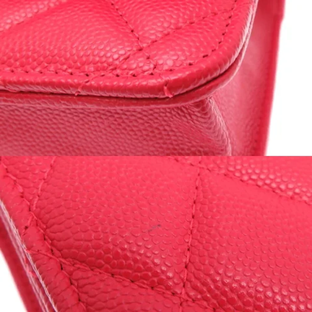 Chanel Vintage Pre-owned Leather chanel-bags Red Dames