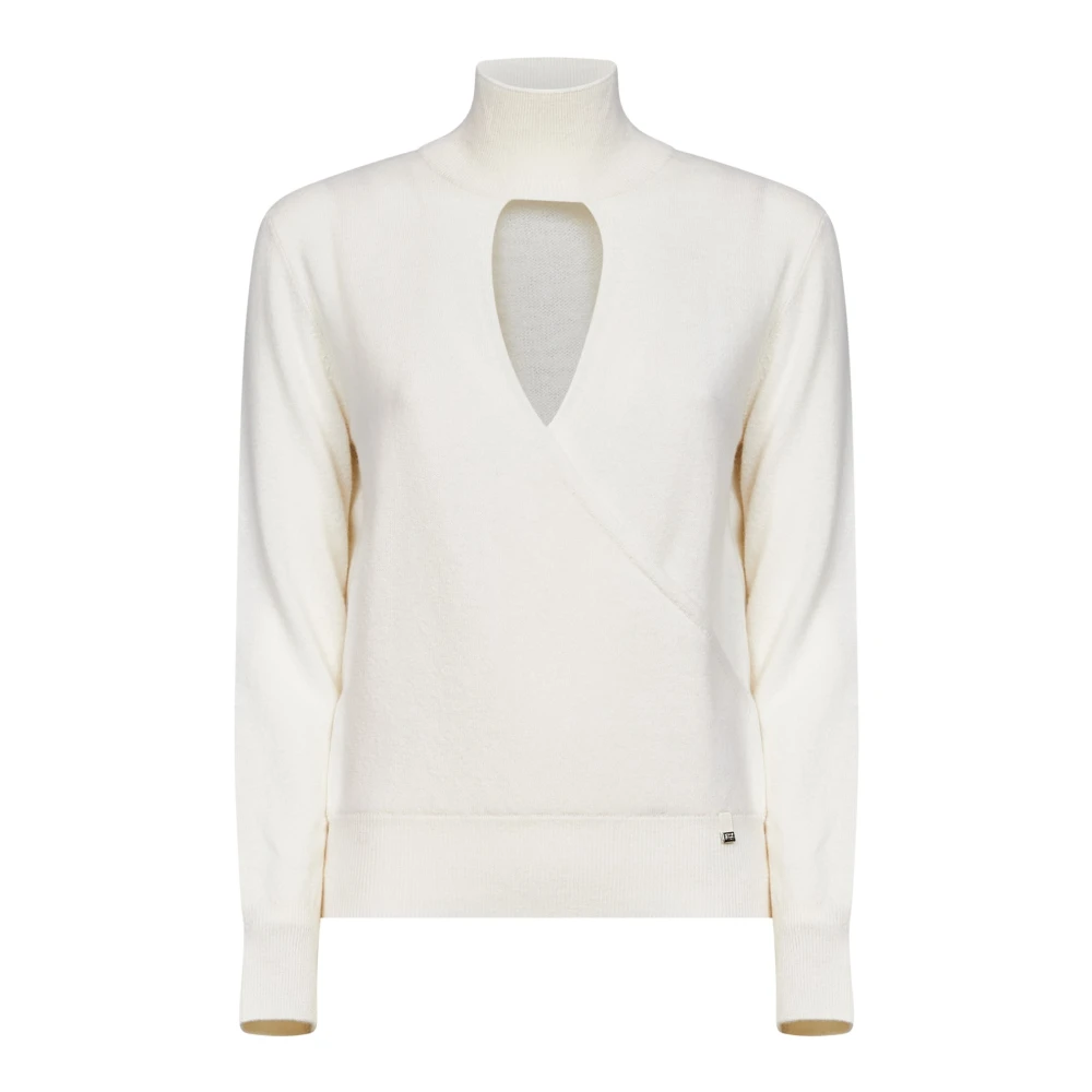 Herno Donna Bianco Maglie, L, New,