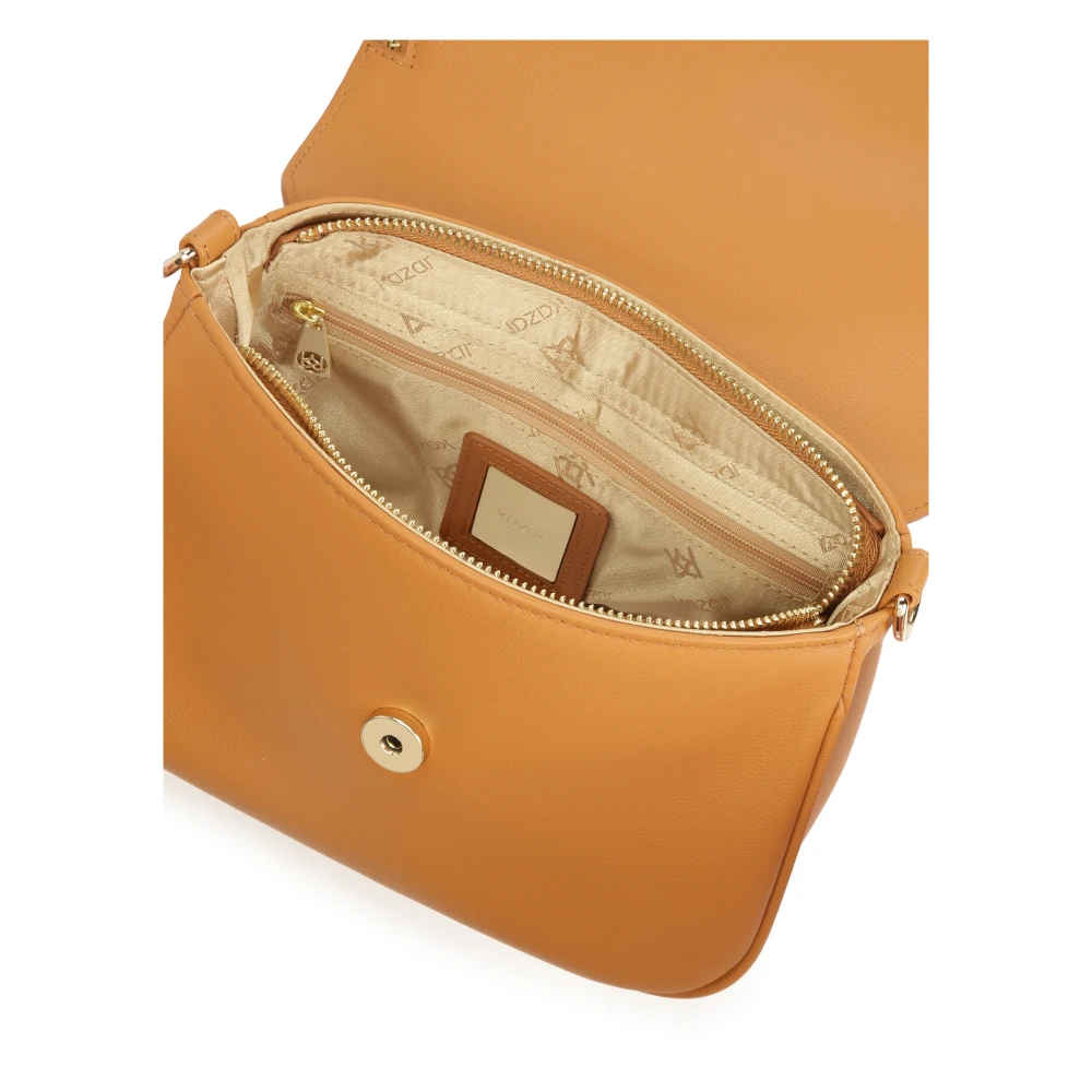 Kazar Kleine leren handtas op een brede band Brown Dames