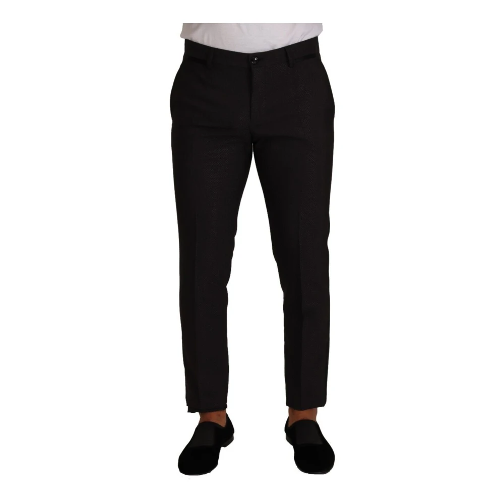 Dolce & Gabbana Men's Black Authentic Dress Tuxedo Trousers