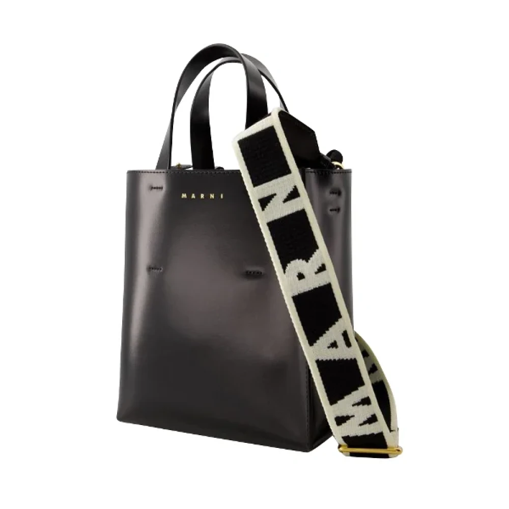 Marni Leather shoulder-bags Black Dames