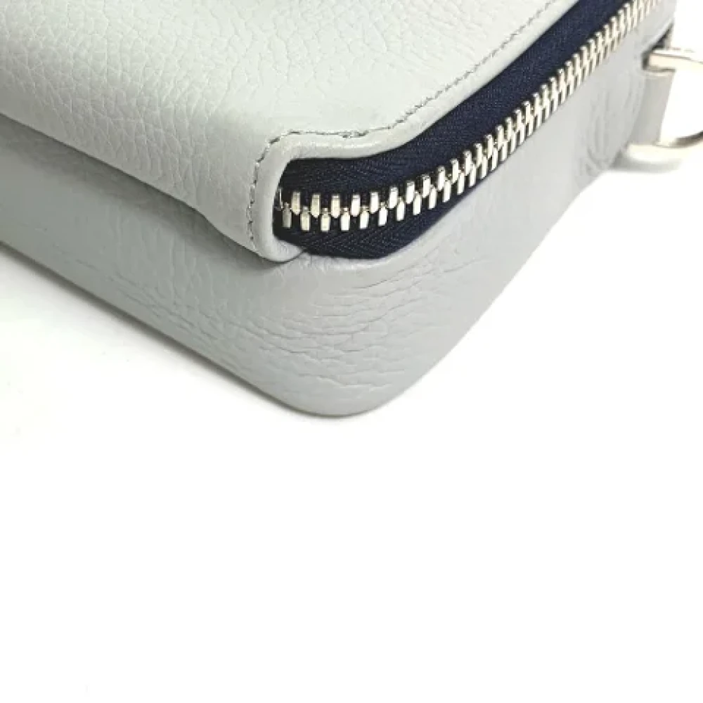 Dior Vintage Pre-owned Leather dior-bags Gray Dames