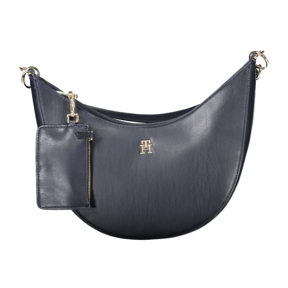 Tommy Hilfiger Women's Blue Monotype Shoulder Bag