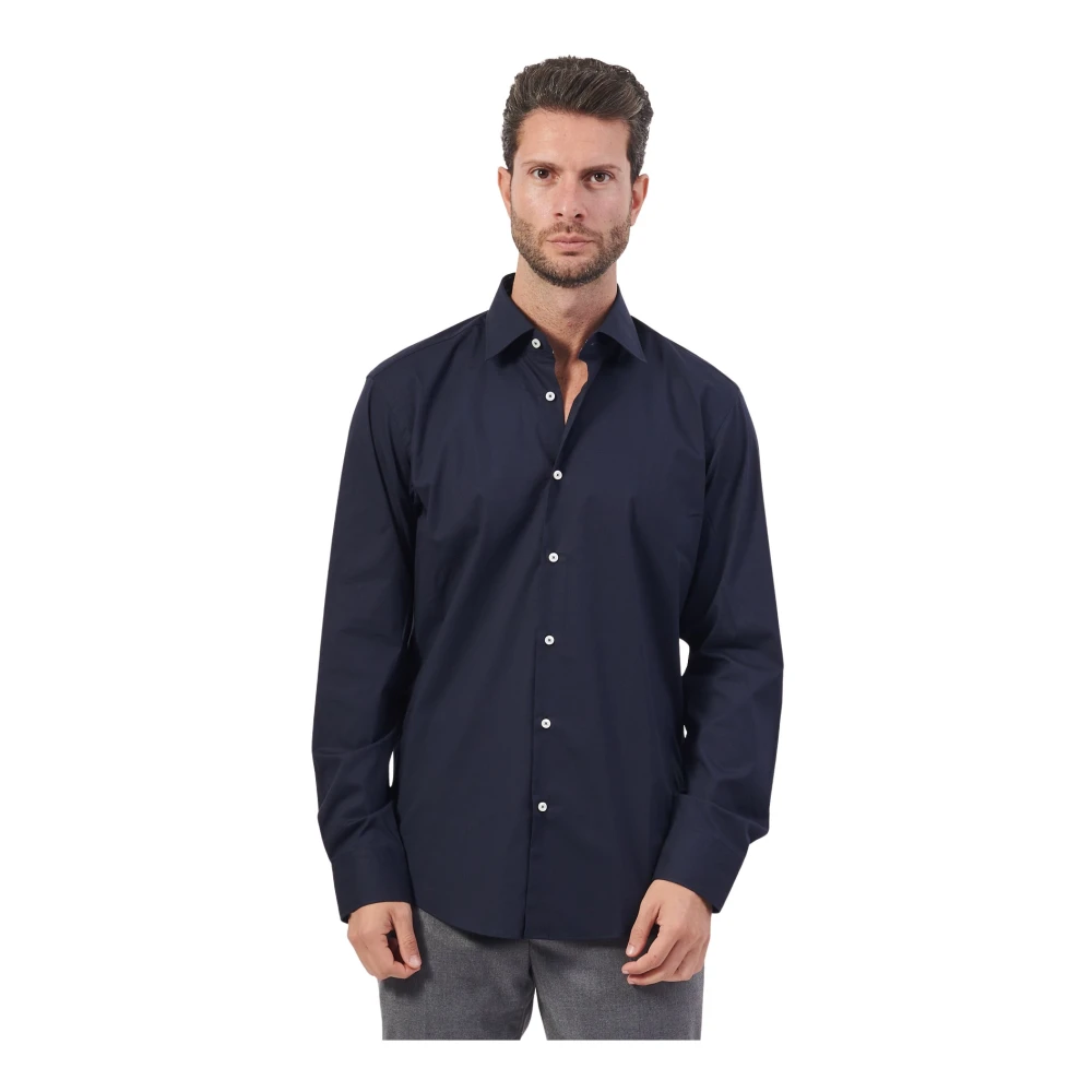 Hugo Boss Blauw Stijlvol Shirt Blue Heren