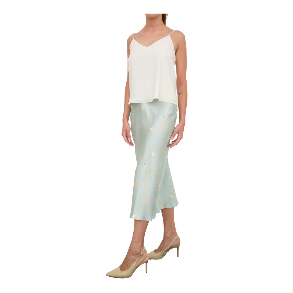 Max Mara Stijlvolle Rok voor een Trendy Look Blue Dames