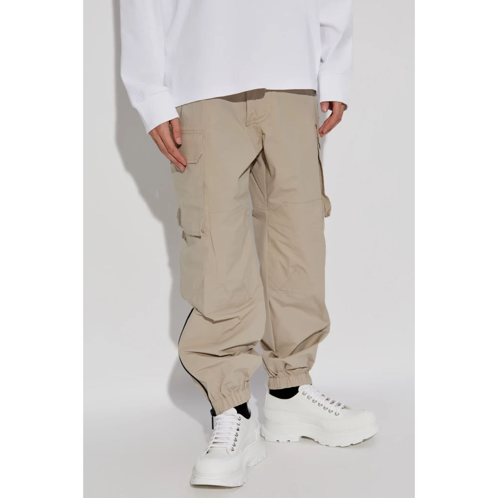 Dsquared2 Broek met zakken Beige Heren