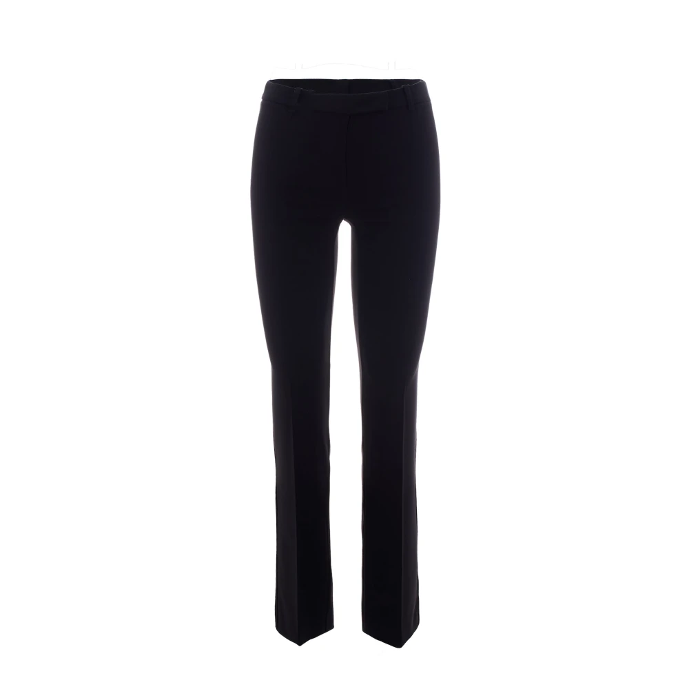 Patrizia Pepe Women's Black Wide Trousers