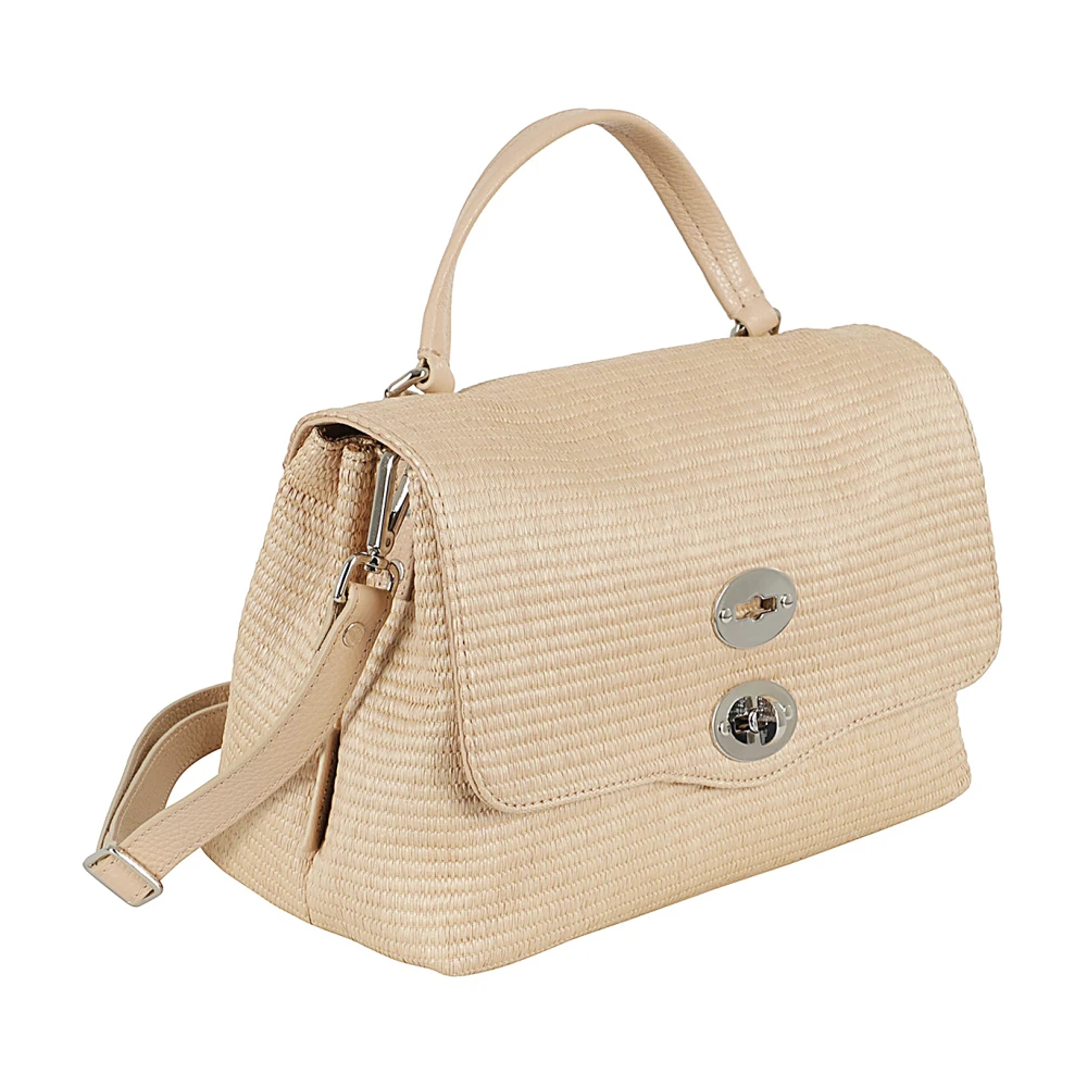 Zanellato Stijlvolle Net Postina Tas Beige Dames