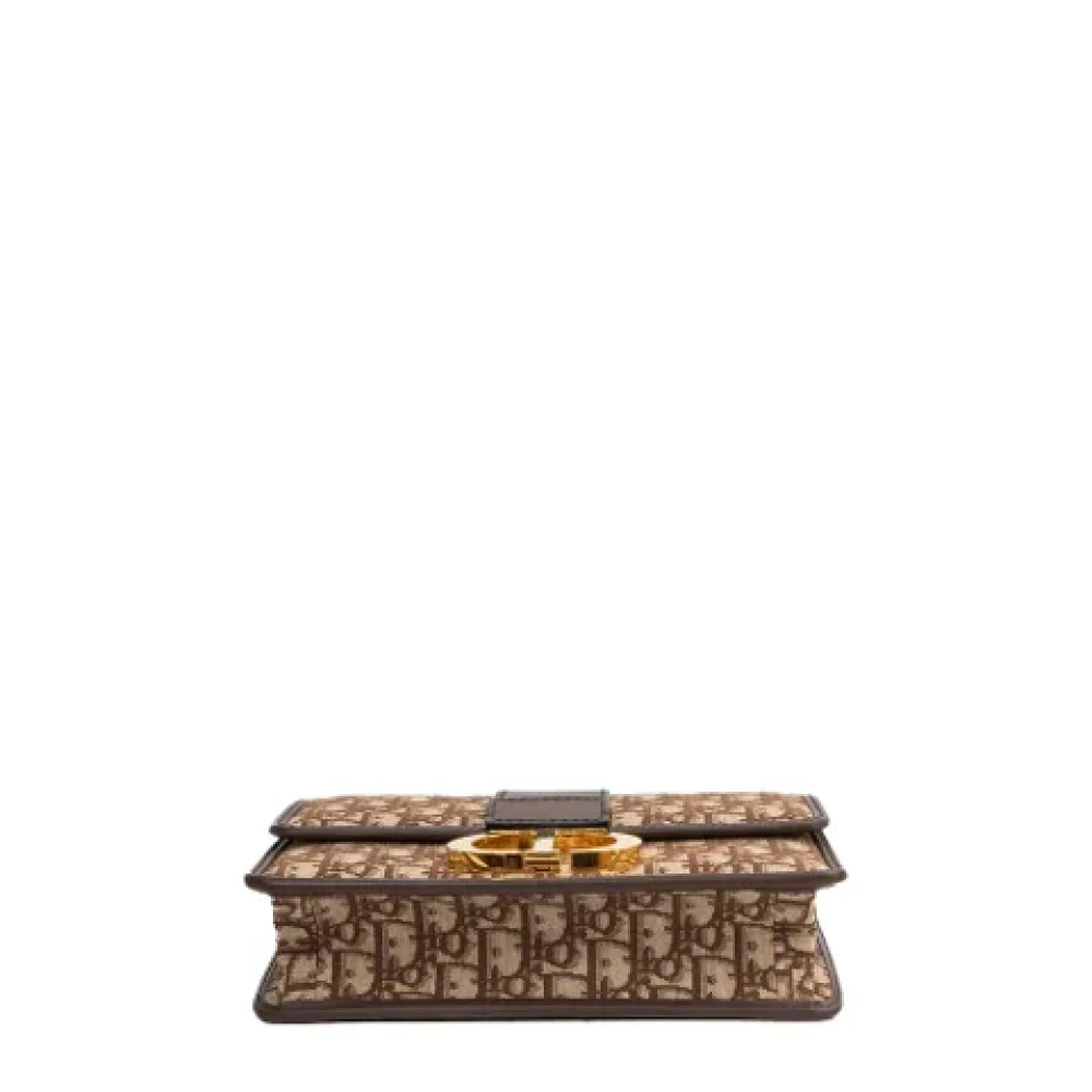 Dior Vintage Pre-owned Cotton dior-bags Brown Dames