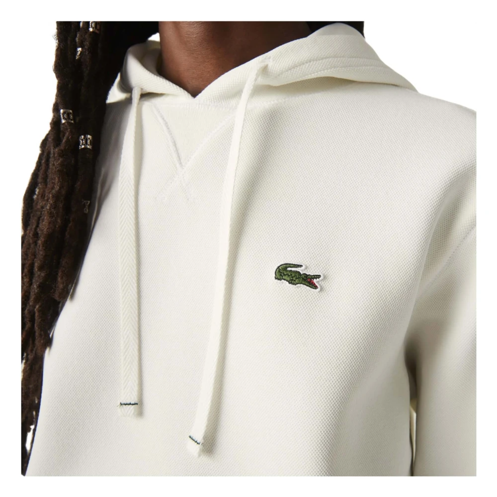 Lacoste Hoodie White Dames