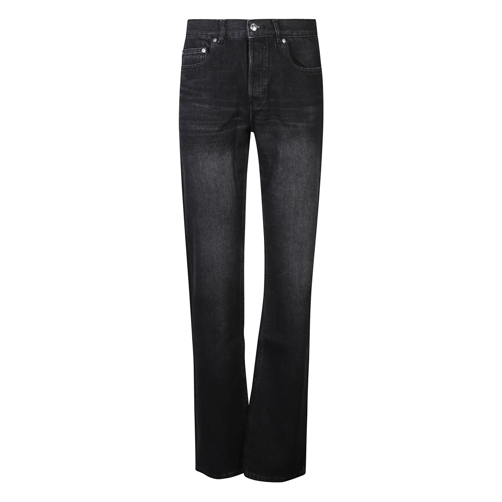 A.p.c. Men's Black Straight Fit Jeans, W31, Rescue Jeans