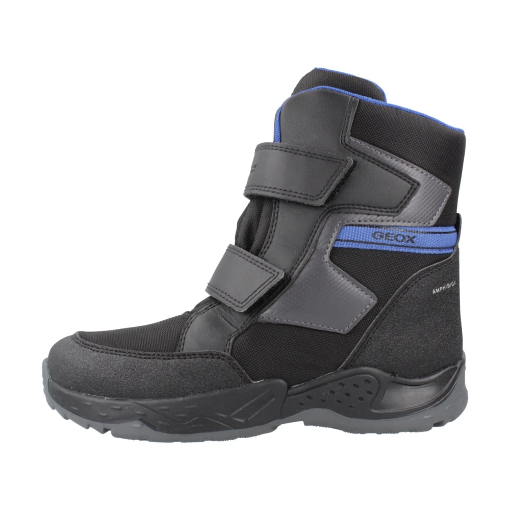 Geox Jongens Zwart Outdoor Trail Boy Laarzen