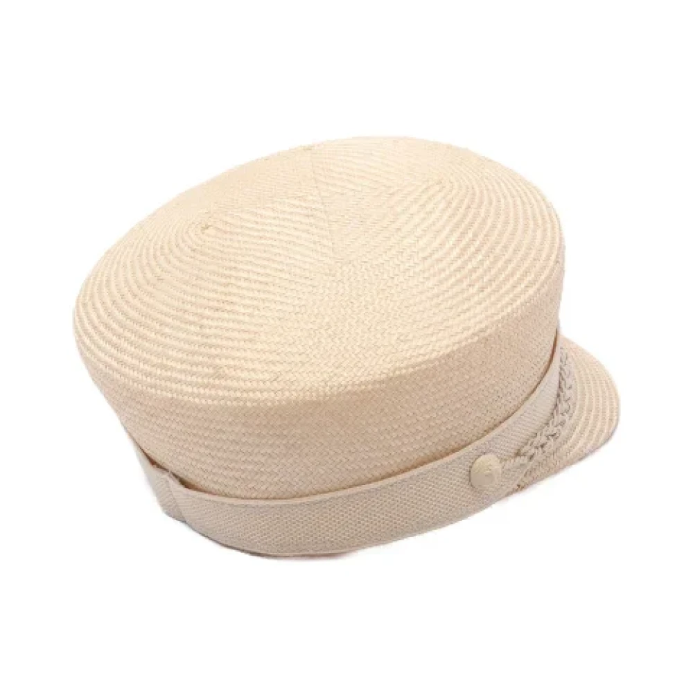 Dior Vintage Pre-owned Raffia hats Beige Dames