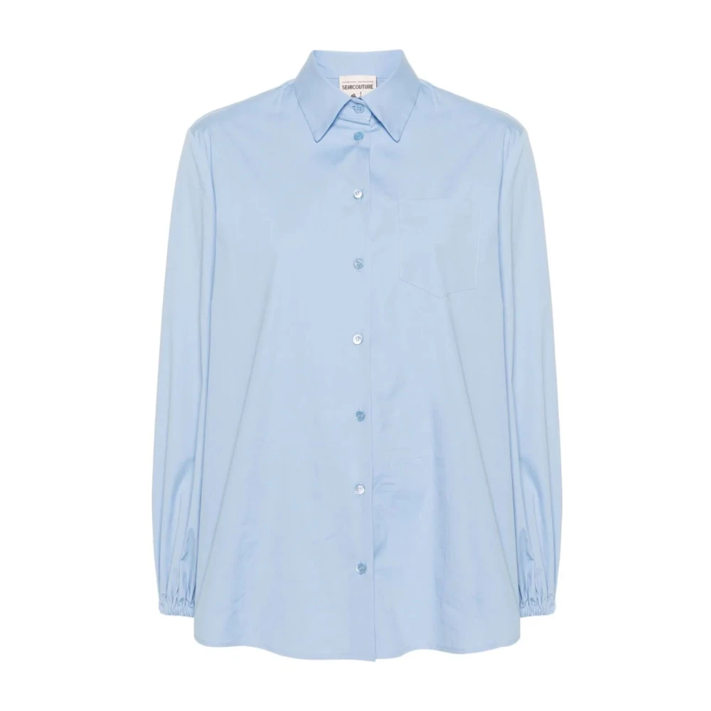 Semicouture Oxford Jaime Overhemd Blue Dames