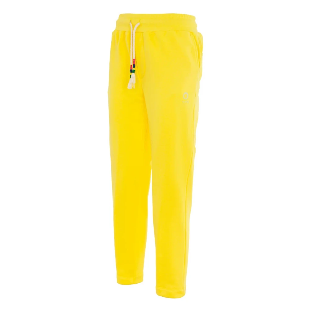 Suns Gele katoenen broek voor vrouwen Yellow Dames