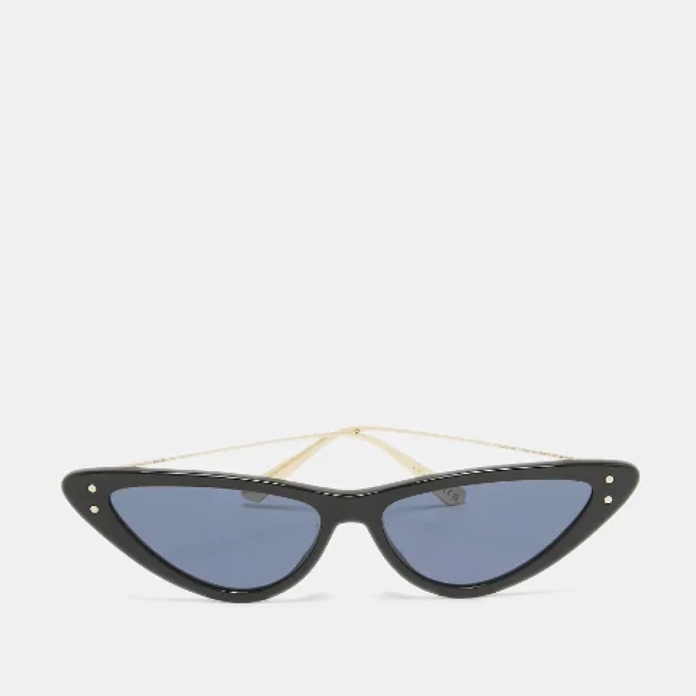 Dior Vintage Pre-owned Acetate sunglasses Black Dames
