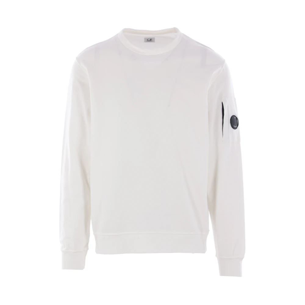 C.P. Company Lichtgewicht Jersey Sweater White Heren