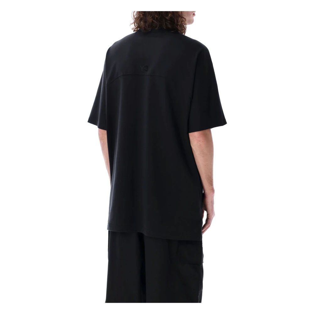 Y-3 Gestreept T-shirt voor een stijlvolle look Black Heren