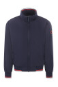 veste-coupe-vent-bleue-avec-logo-brode