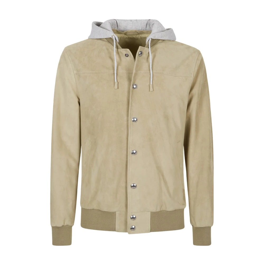 Eleventy Herren Grün Giubbino Bottoni Automatici