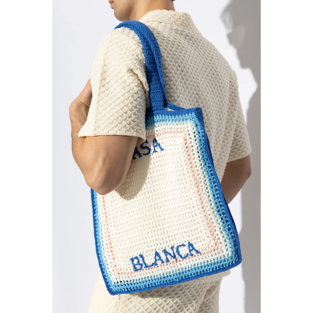 Casablanca boodschappentas White Unisex