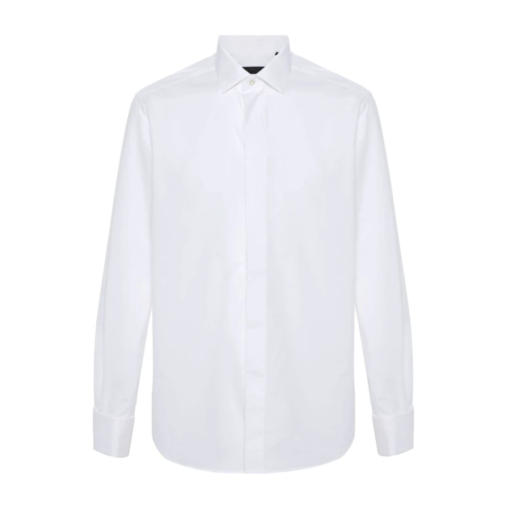 Corneliani Witte Overhemden White Heren