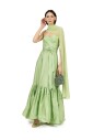 robe-en-taffetas-vert-menthe-avec