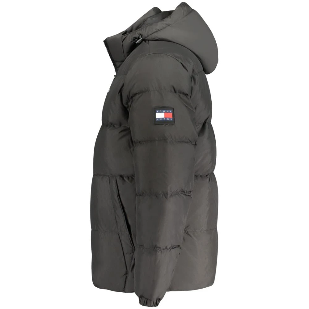 Tommy Hilfiger Zwarte Polyester Jas Black Heren