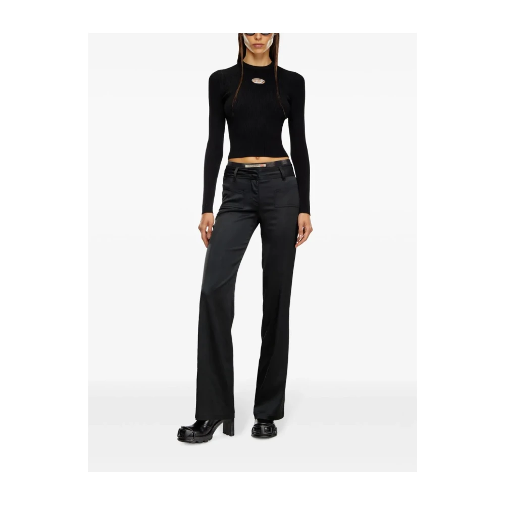 Diesel Stijlvolle Gebreide Kleding voor Vrouwen Aw24 Black Dames