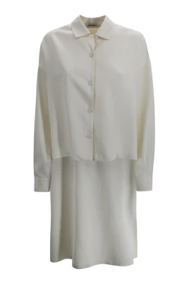 Cropped Button-up Shirt