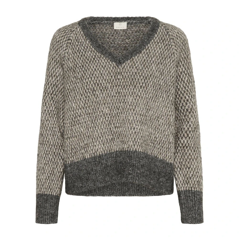 Knitwear > V-neck Knitwear - - Kaffe - Modalova