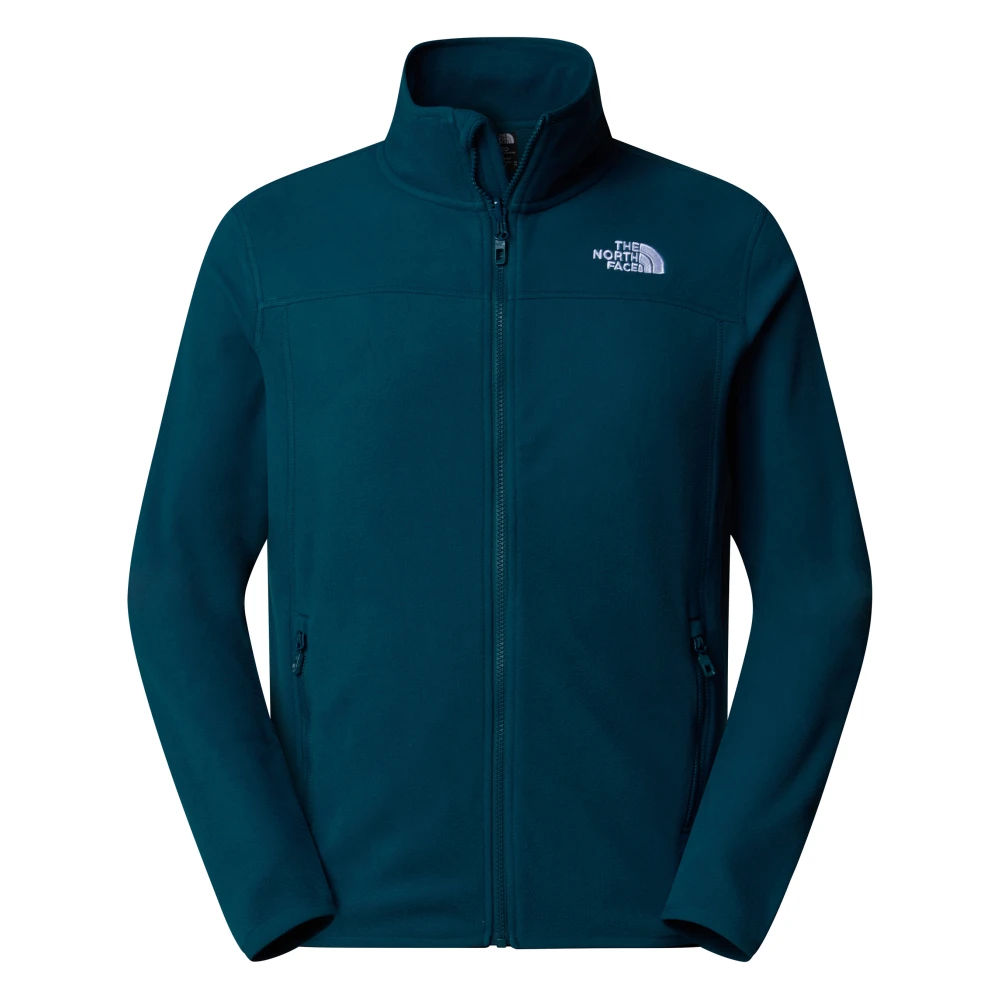 The North Face Midnight Petrol Glacier Full Zip Blue, Herr