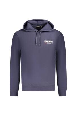 pull-en-coton-bleu-avec-logo