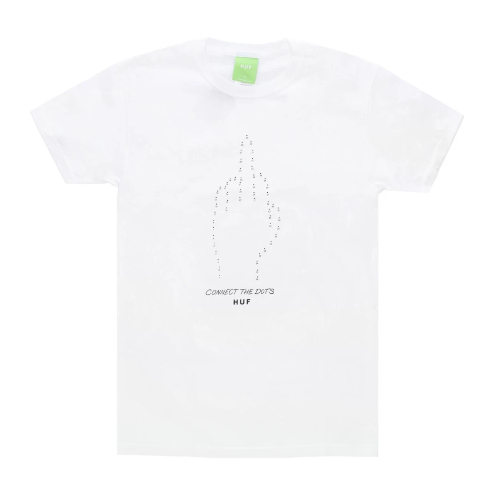 HUF Connect the Dots T-shirt White Heren