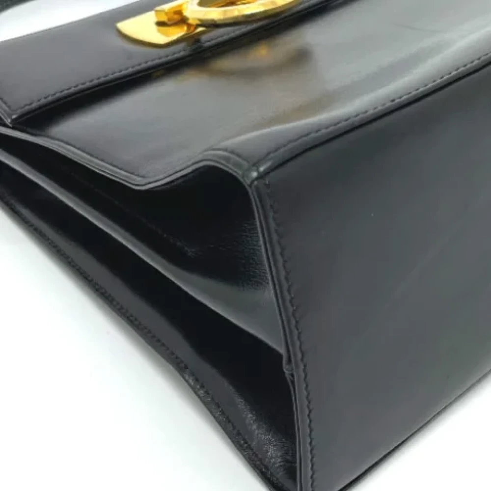Salvatore Ferragamo Pre-owned Leather handbags Black Dames