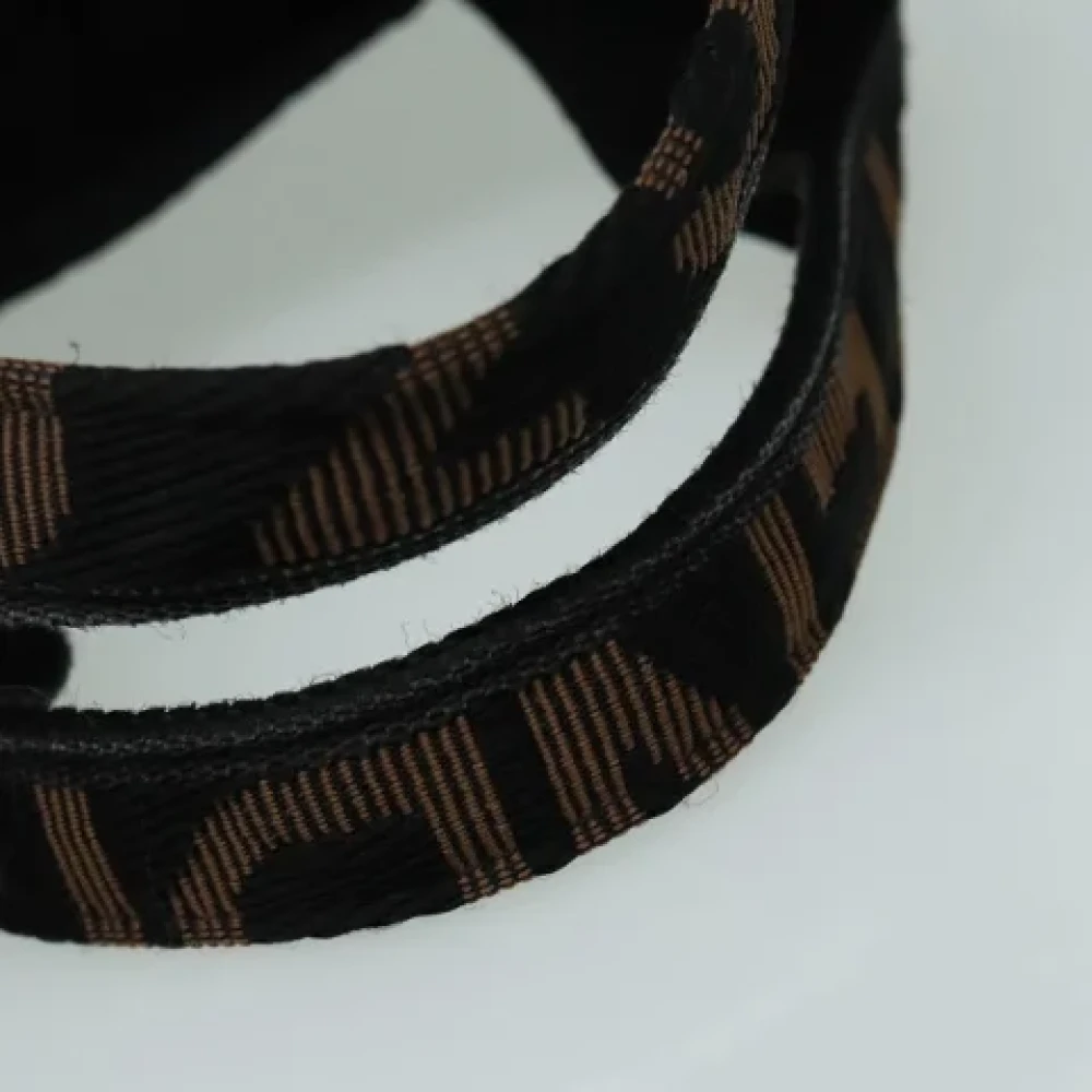 Fendi Vintage Pre-owned Nylon handbags Black Dames